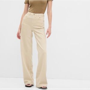 Gap high rise stride wide leg